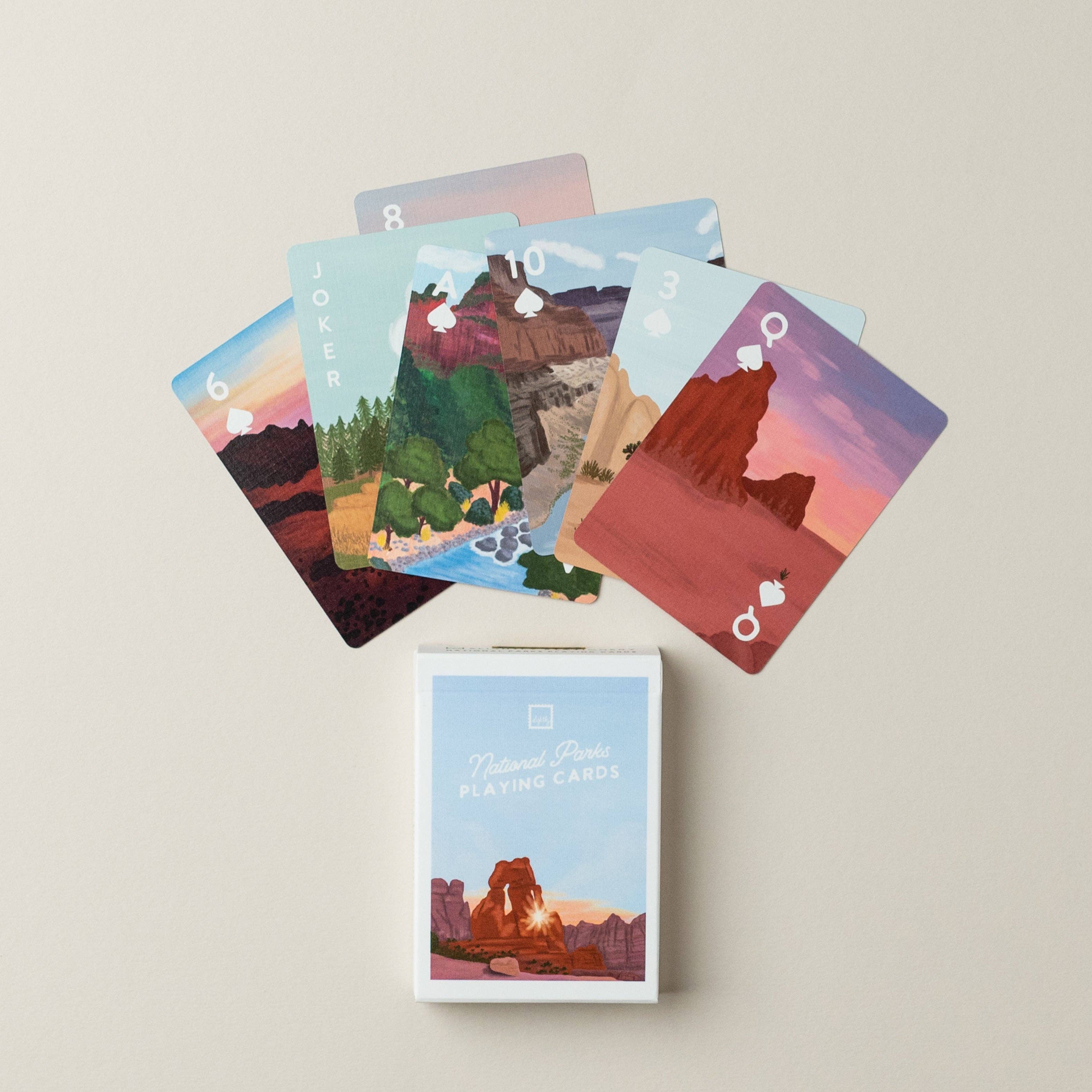Slightly Stationery - Wholesale Speelkaarten - National Parks speelkaarten1