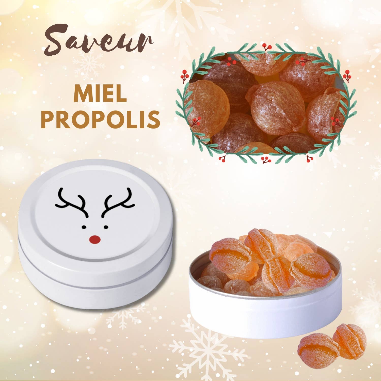 Bonbon-France – Engroshandel Bolcher – Slik | 50 æsker + gratis træskærm | FEST | 70 mm4