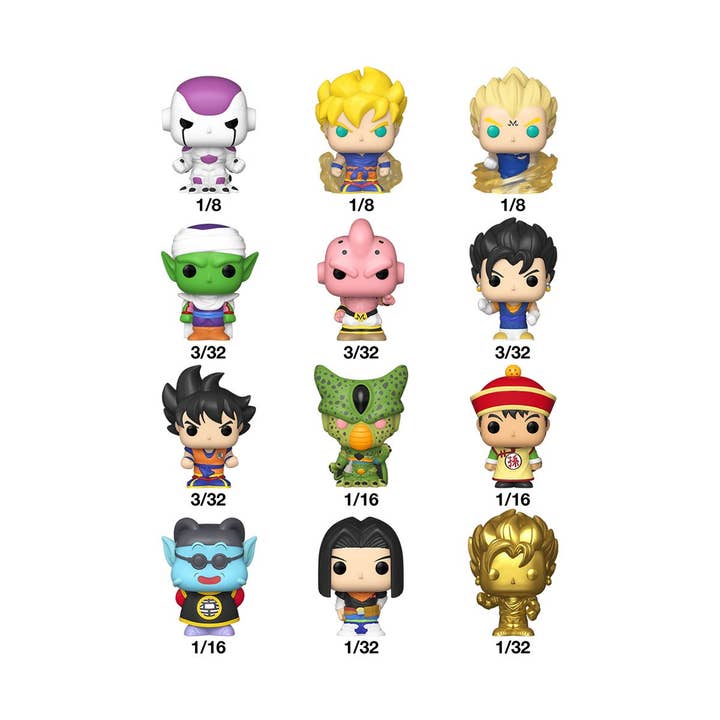 Entertainment Earth - Wholesale Figurine Toy - Kids - DBZ Bitty Pop! Mini-Figure Singles Master Carton of 1281