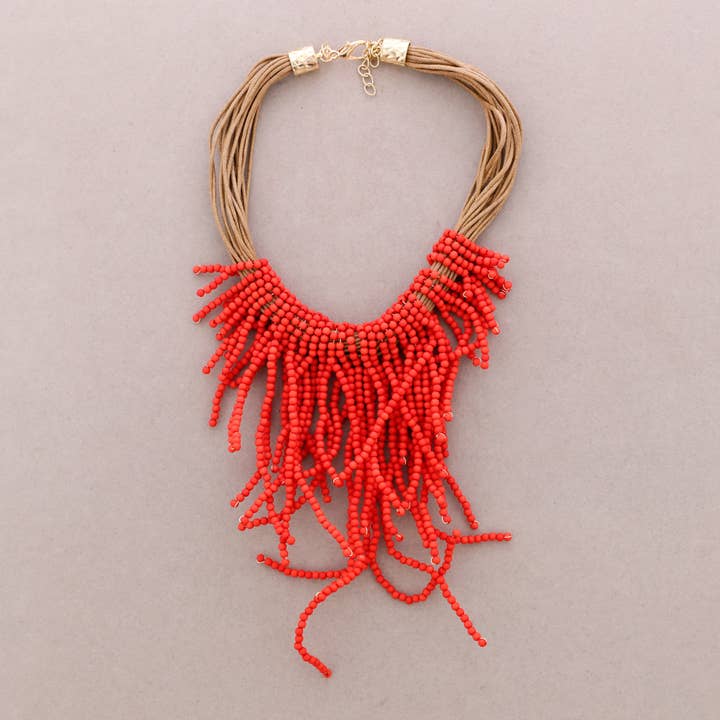 Collier Pendentif Flexible Perles Résine pour la vente par Sonata