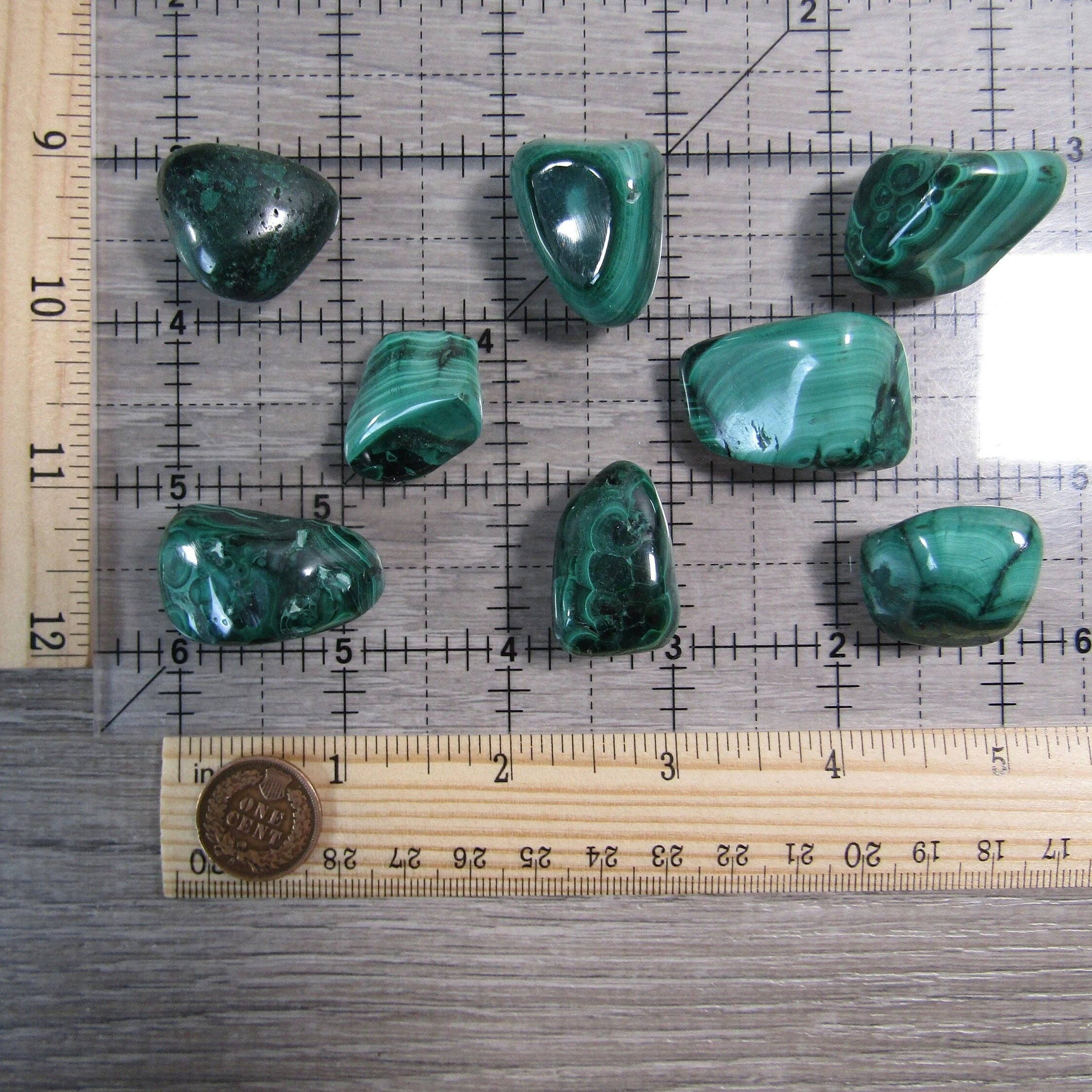 Keystone Crystals - Wholesale Spiritual Stone/Crystal - Malachite Tumbled Stones – 1 Pound Bulk Crystals4