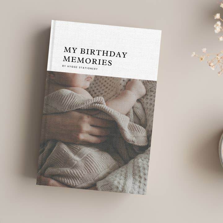 MY BIRTHDAY MEMORIES, Notebook for wholesale by My Hygge Shop