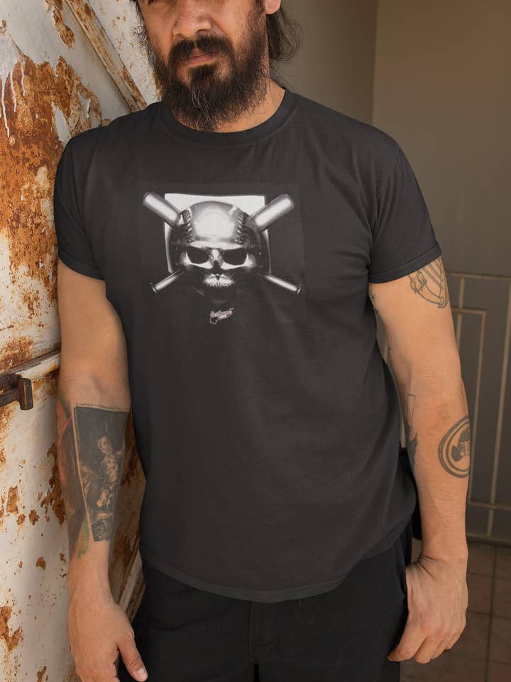 Official Store – Großhandel T-Shirt mit Siebdruck – Herren – Eastbound & Down - Chrome-Logo Herren T-Shirt3