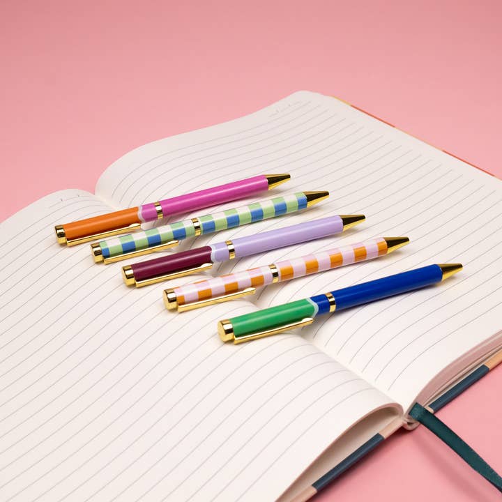 Robert Frederick Ltd - Wholesale Pen - Saje Mixed Design Ballpoint Pens in Gift Box – Set of 5 Pens4