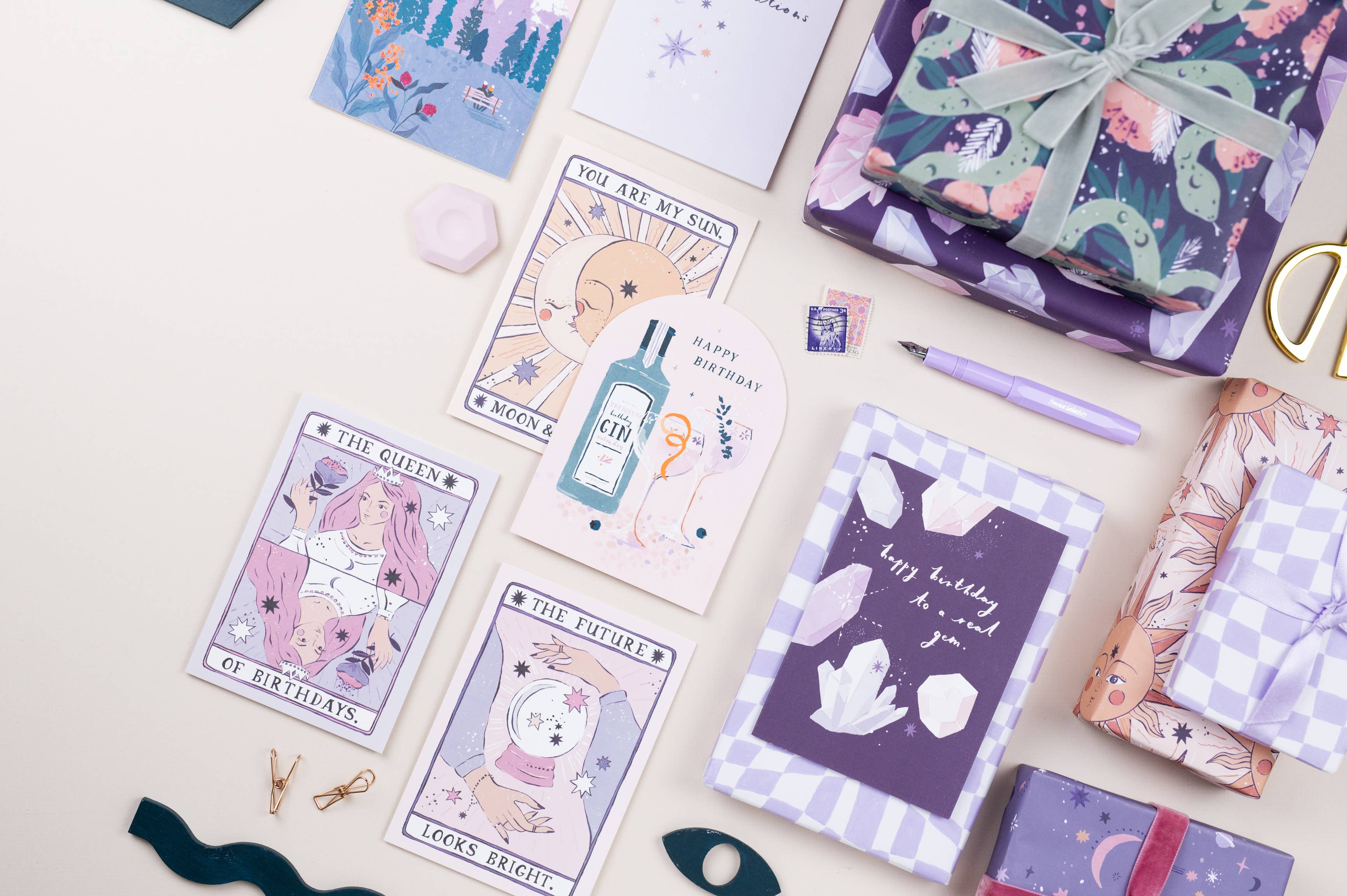 Sister Paper Co. - Wholesale Birthday Card - Happy Birthday Gin Card | Birthday Cards | Cocktail Card7