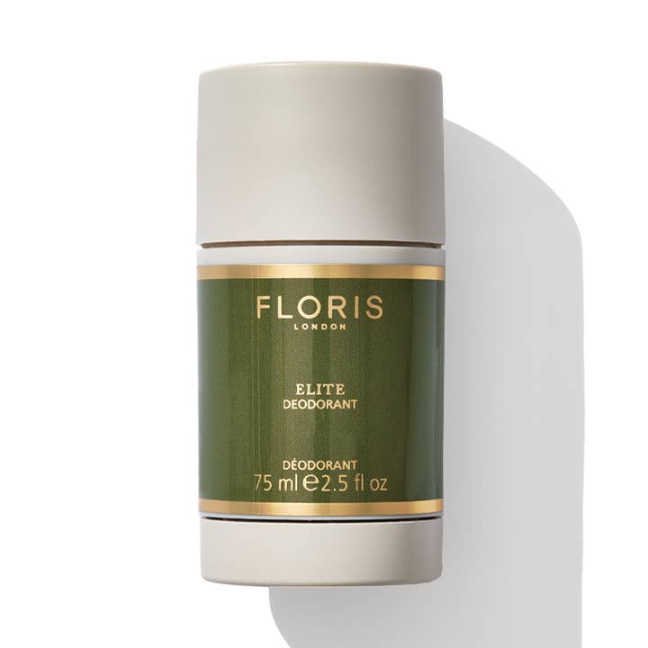 Elite Green & Woody Aluminium-Free Deodorant for wholesale by Floris London
