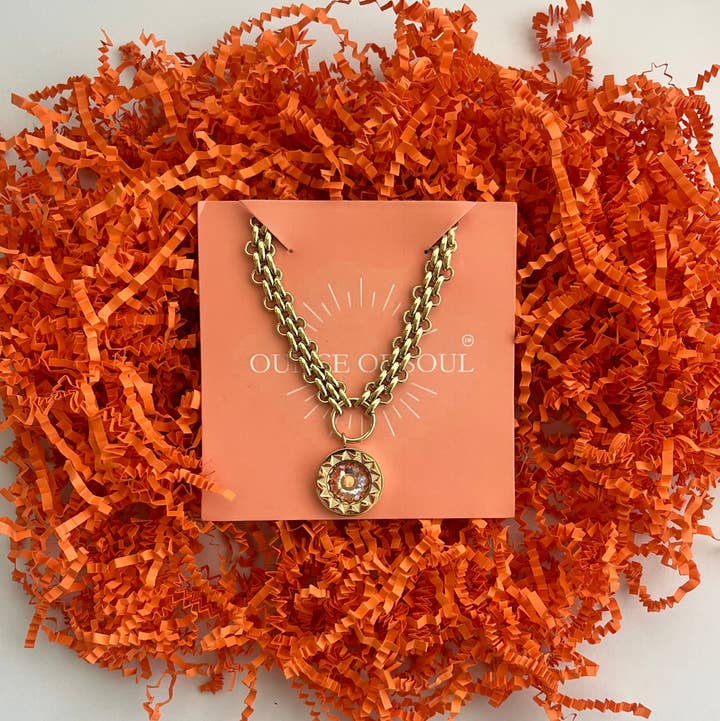 Ounce of Soul - Wholesale Pendant/Charm Necklace - Statement Sunburst Necklace0