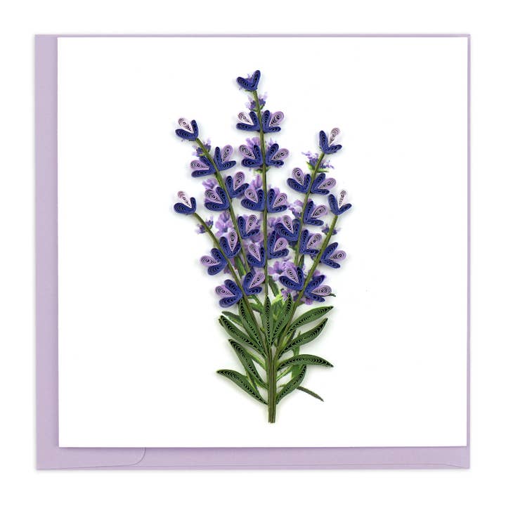BL937 Quilling Card – Lavender for wholesale by 40Nine