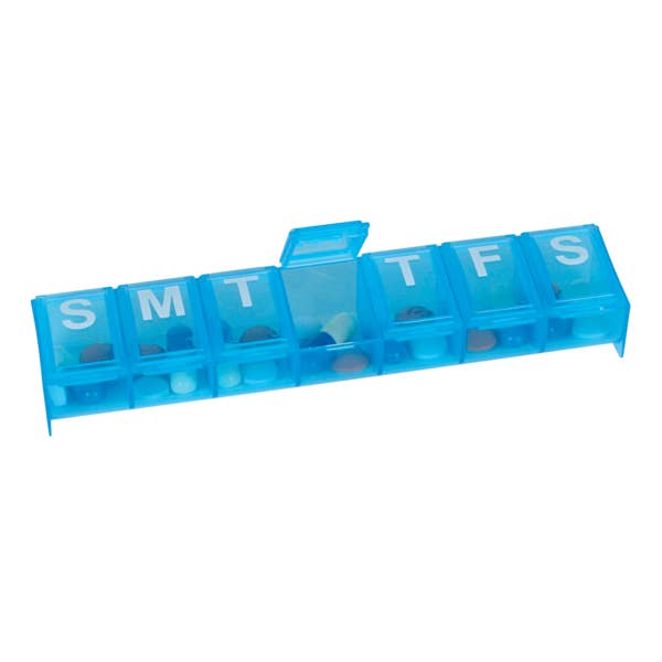 Ezy Dose® Weekly Contoured Pill Organizer for wholesale by Apothecary Products LLC