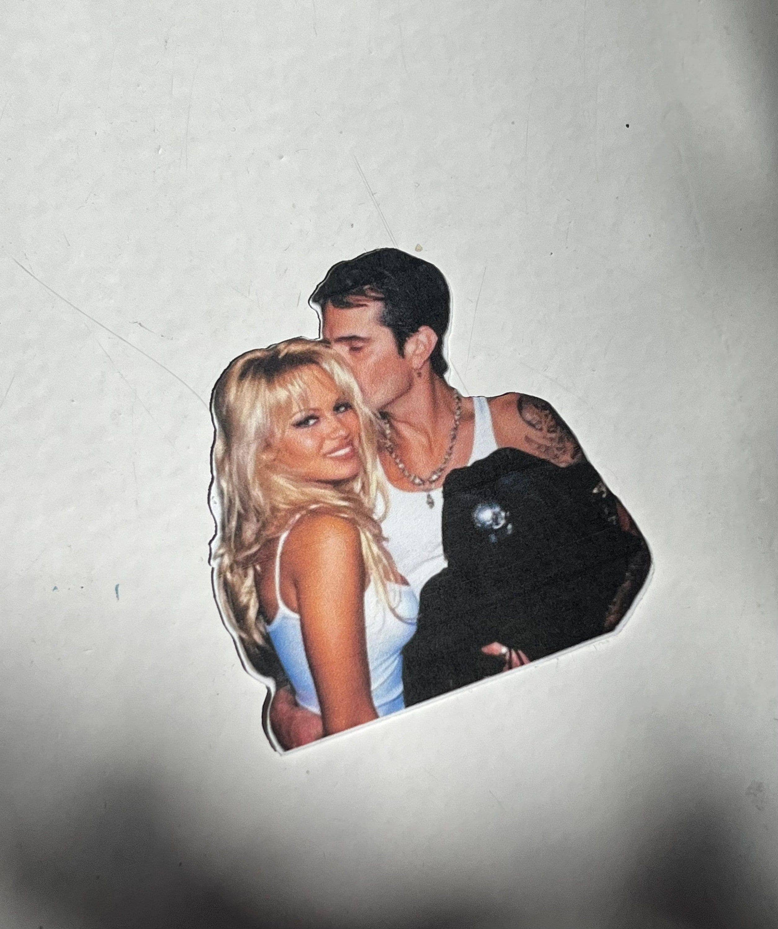 Literary by Ava - Wholesale Sticker - Pamela and Tommy Kiss Cut Waterproof Sticker