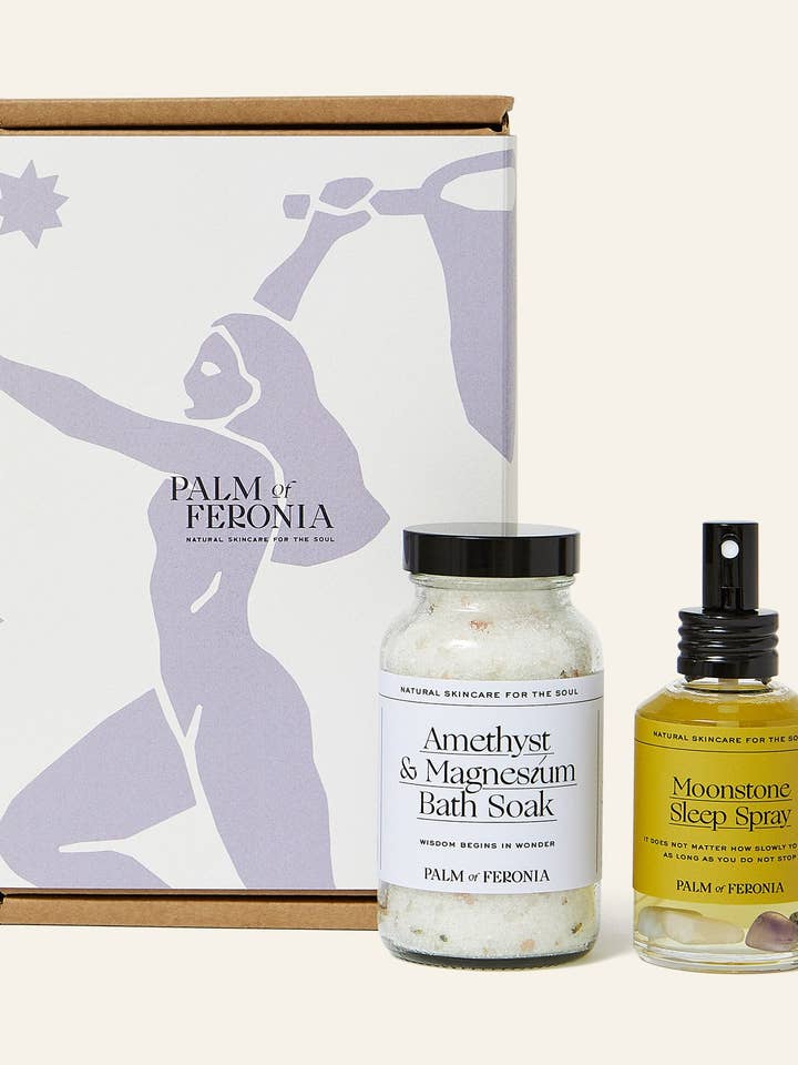 The Sleep Ritual Gift Set – calming bedtime duo for wholesale by Palm of Feronia