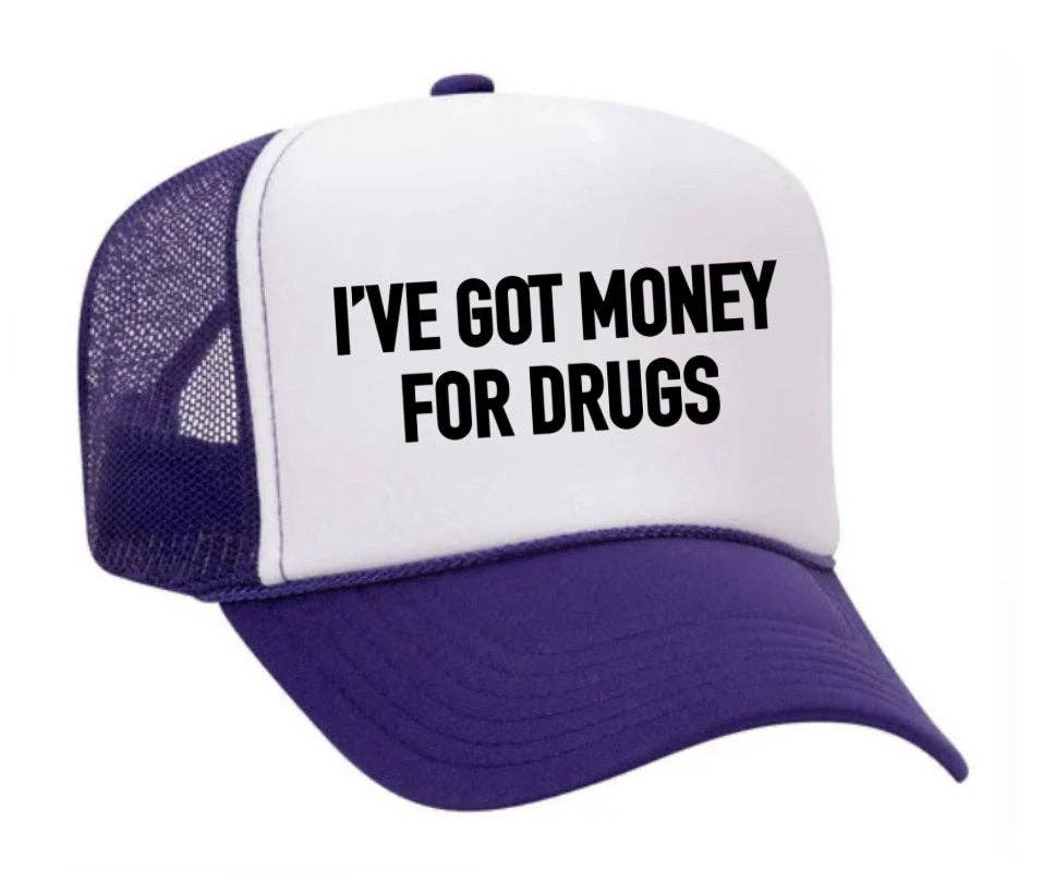 Inappropriate Trucker Hats – Großhandel Trucker-Cap – Unisex – Ich habe Geld für Drugs Trucker Hat5