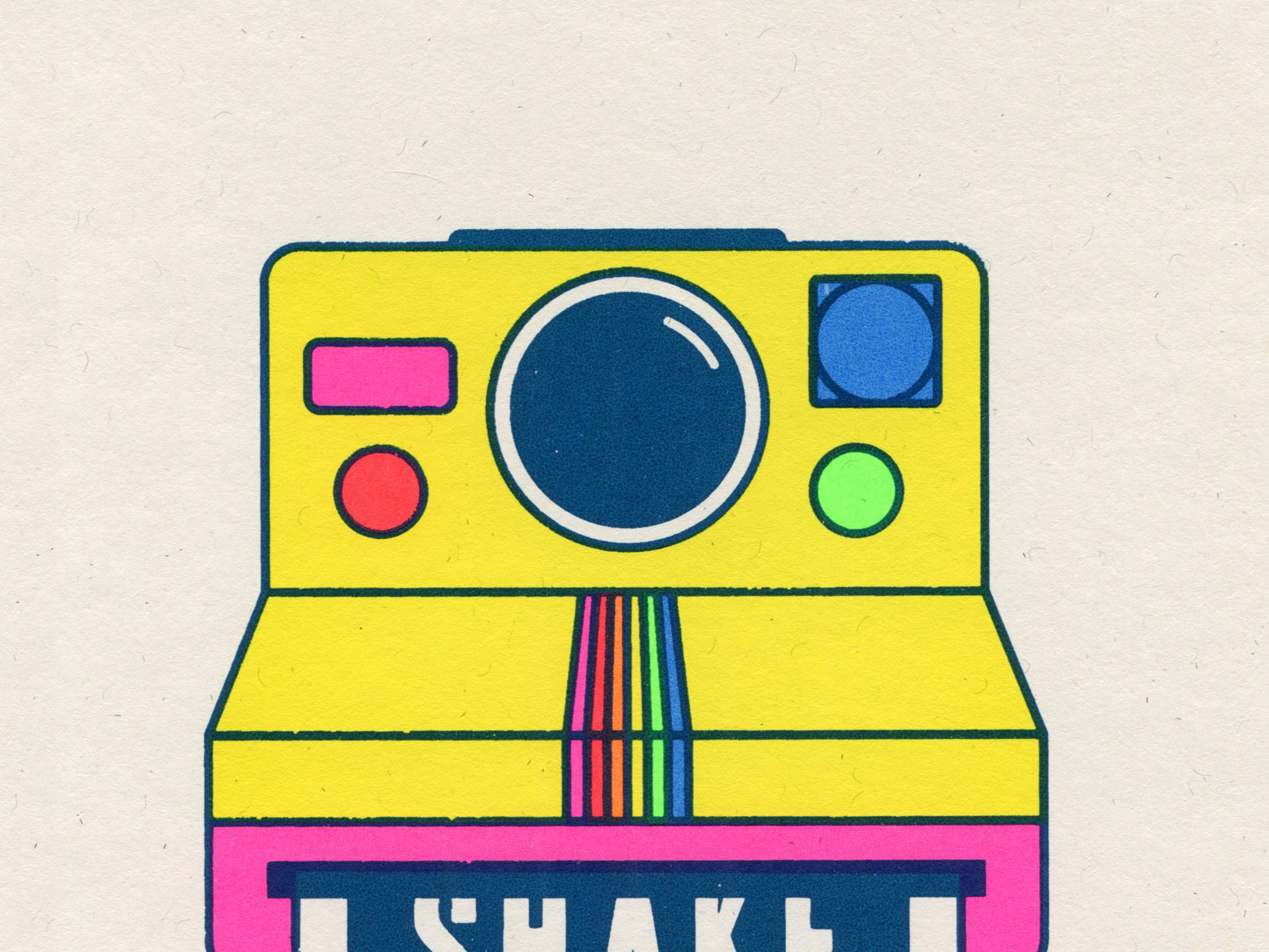 Basil & Ford – wholesale Art print – SHAKE IT - A4 Screen Print2