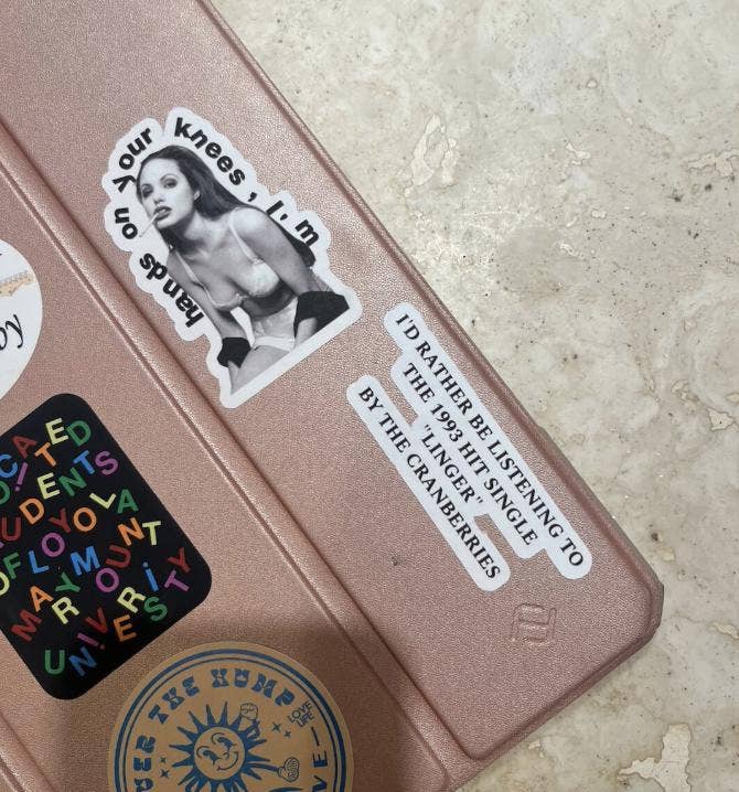 Literary by Ava - Wholesale Sticker - Angelina Jolie Inspired LDR Handmade Kiss-Cut Sticker1