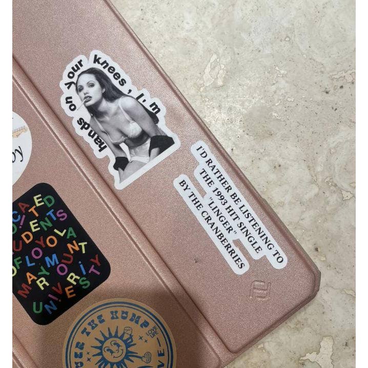 Literary by Ava - Wholesale Sticker - Angelina Jolie Inspired LDR Handmade Kiss-Cut Sticker1