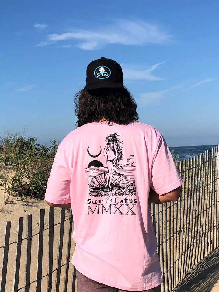 Birth of Venus - Pink T-Shirt for wholesale by Surf Lotus