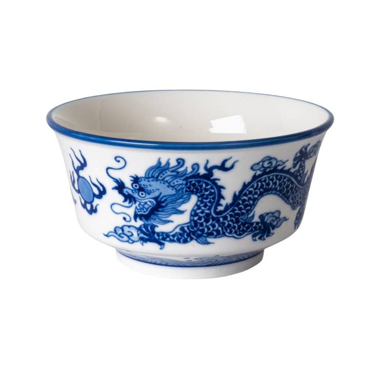 Urban Tokyo - Wholesale Bowl - Ryu Dragon 5.25"Dia Porcelain Rice Bowl (4/48)