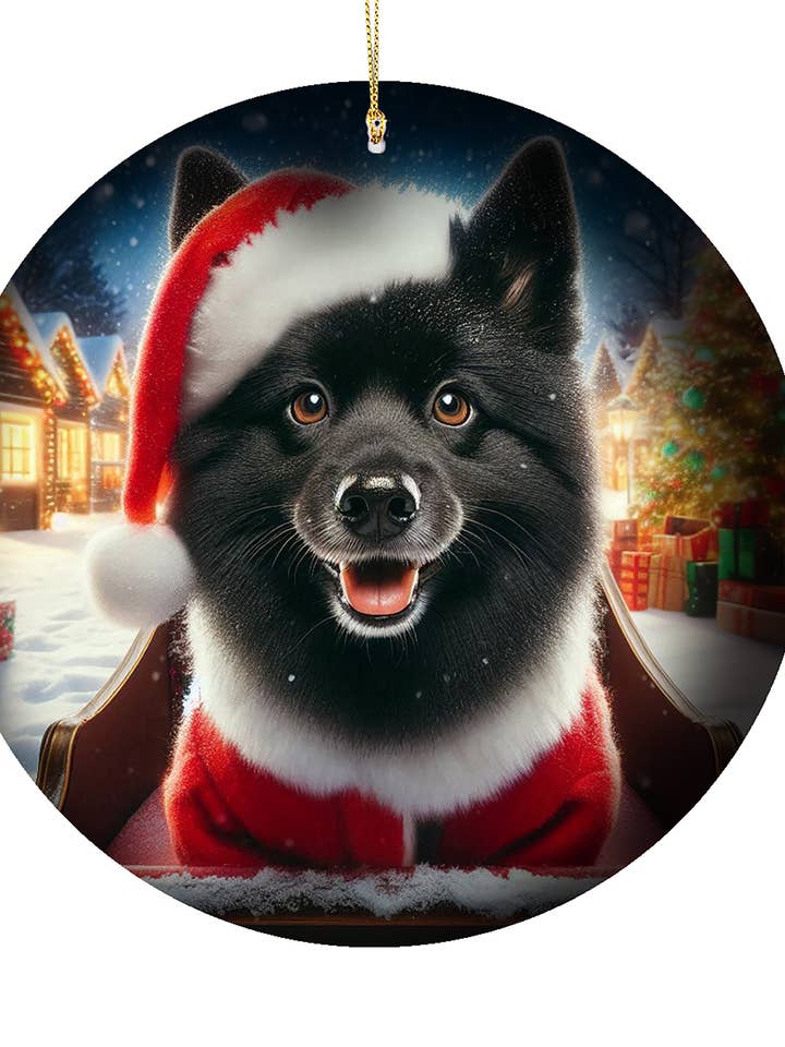 Schipperke - Ornement de Noël en porcelaine pour la vente par Best of Breed Products