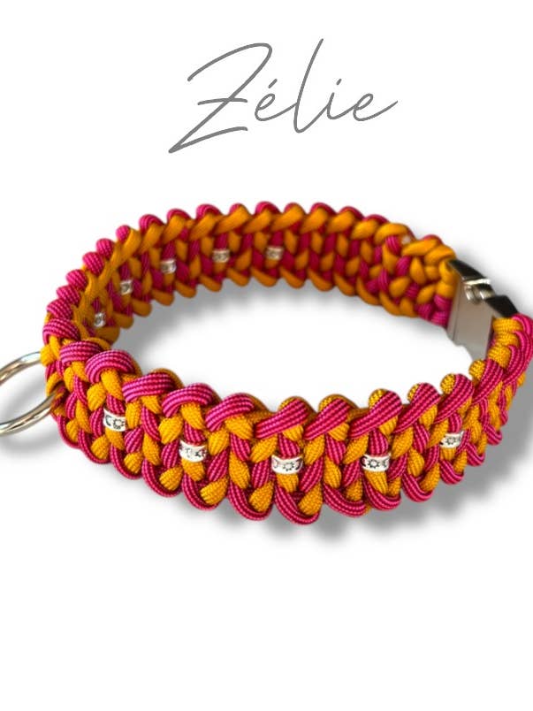 Collar ZELIE - Longitud 39cm - Ancho 3,5cm para venta al por mayor de La boutique de M