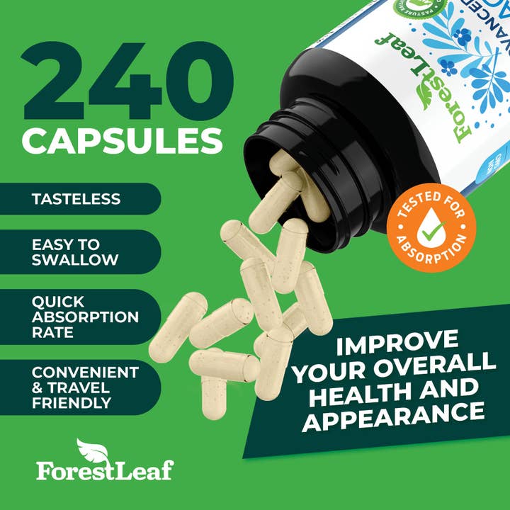Forest Leaf - Wholesale Oral Supplement/Vitamin - Multi Collagen Pills with Hyaluronic Acid + Vitamin C4
