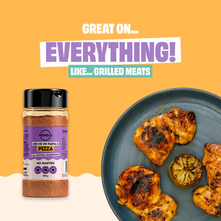 Mingle Seasoning - Wholesale Dried spice mix - LIMITED EDITION PIZZA PIZZAZ SEASONING BOTTLE6