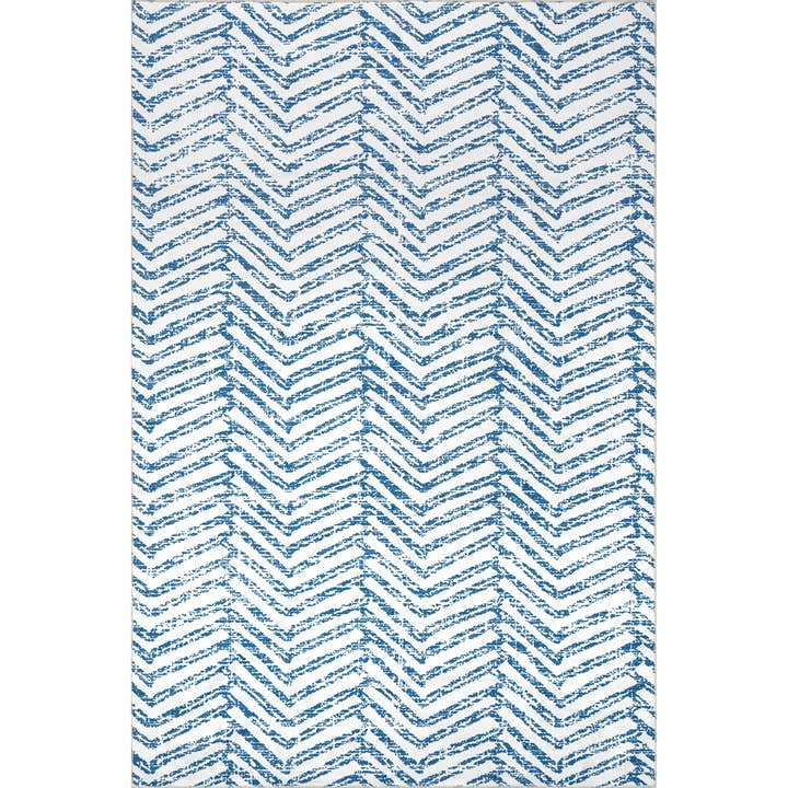 Tapis géométrique lavable en machine Rosanne pour la vente par nuLOOM