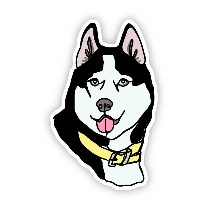 Big Moods - Wholesale Sticker - Husky Dog Sticker0