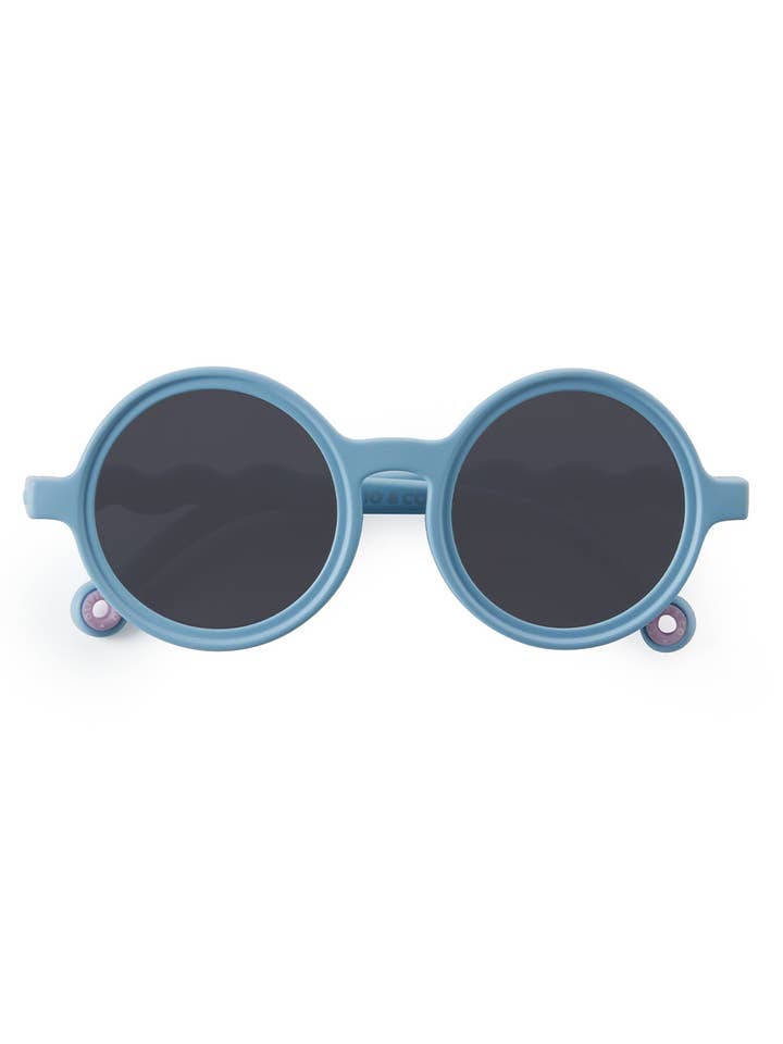 Runde Sonnenbrille für Kleinkinder Reef Blue 1—3 Jahre für den Großhandel von Olivio & Co