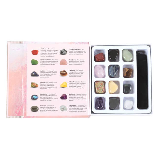 Something Different Wholesale - Wholesale Spiritual Stone/Crystal - The Little Book of Crystal Healing Gift Set1