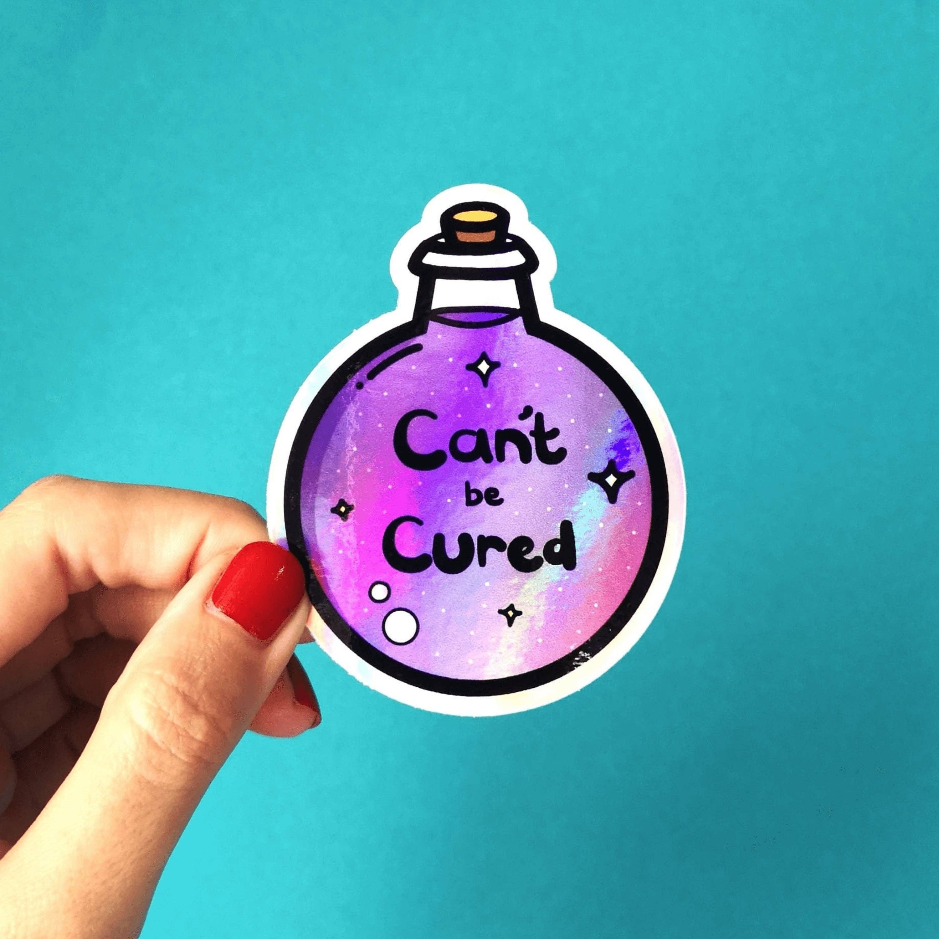 Innabox Ltd – Großhandel Aufkleber – Holographischer Aufkleber „Can't Be Cure“7