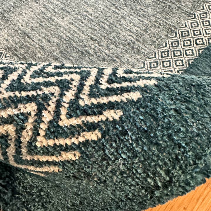 Alfa Rich Inc - Wholesale Area Rug - Scandinavian Petrol Blue Washable Area Rugs5