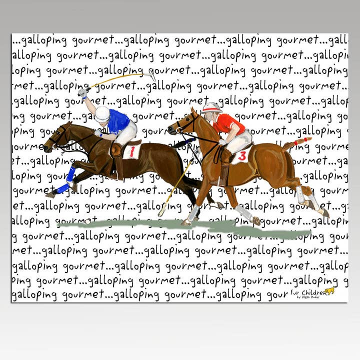 Polo Cutting Board for wholesale by Zeppa Studios