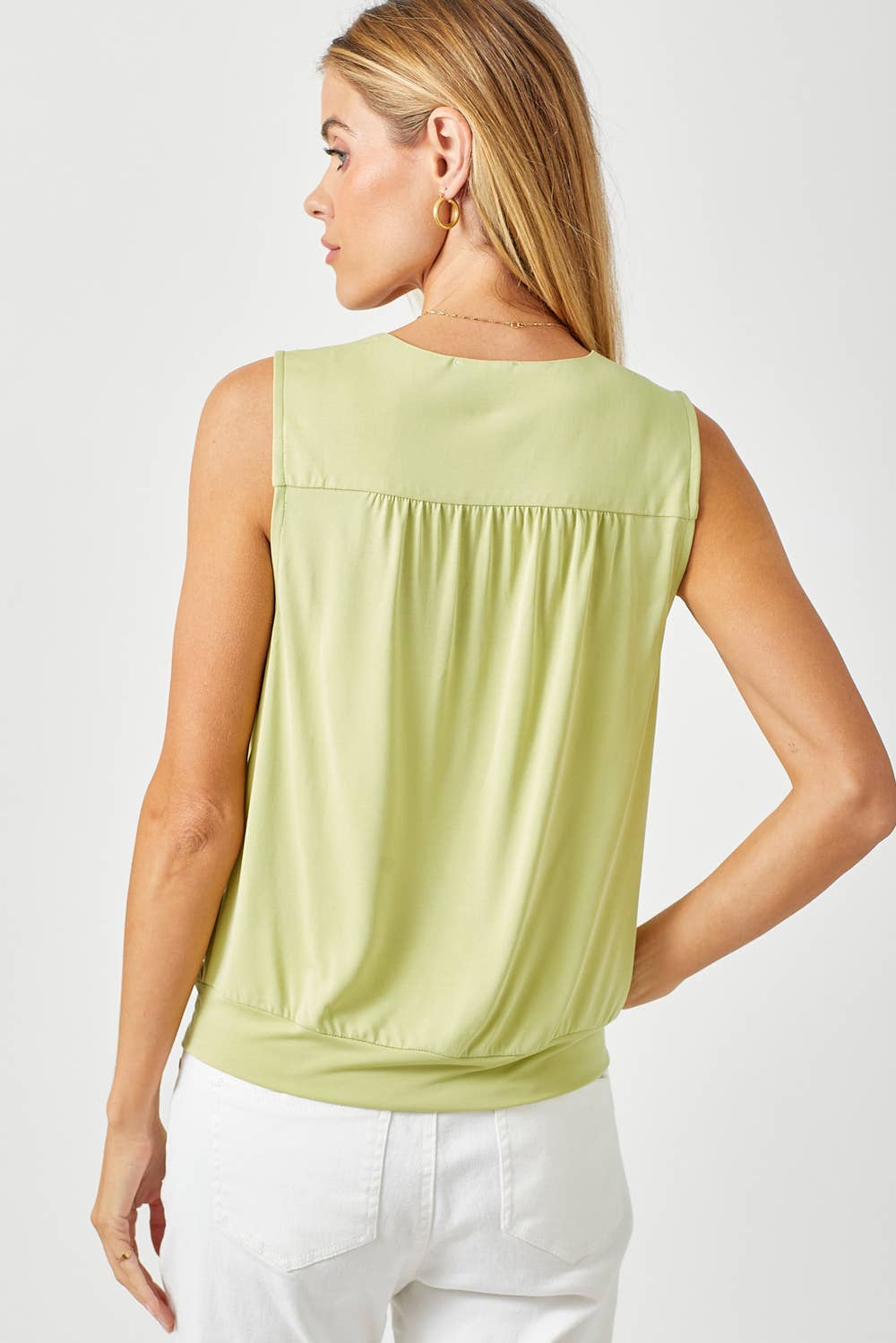 Mystree - Wholesale Blouse - Women's - 60608 Modal Plunging Neck Top7