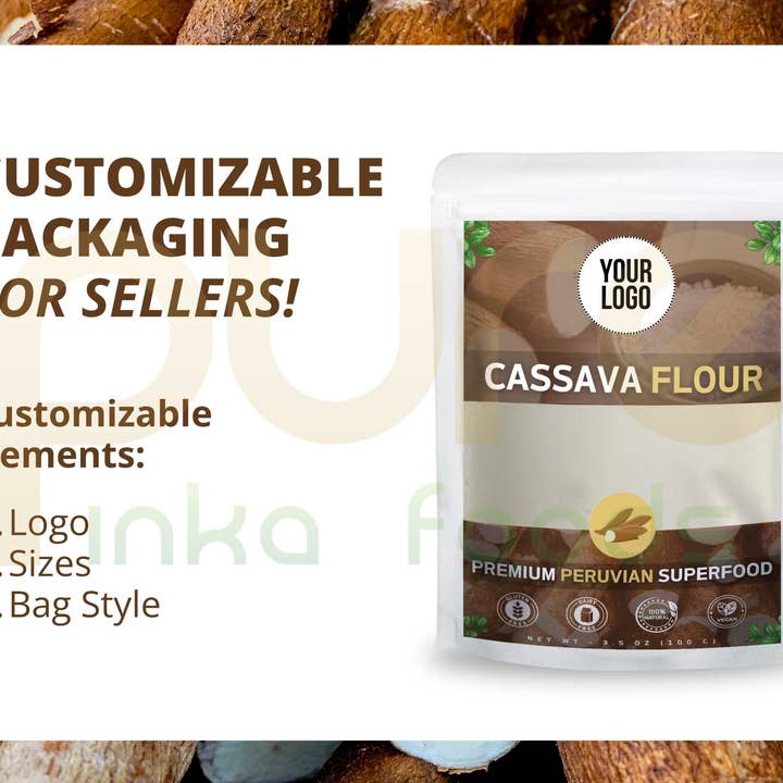 Pure Inka Foods – wholesale Mjöl – Cassava bakmjöl - Gratis Frakt-5KG Min Beställning