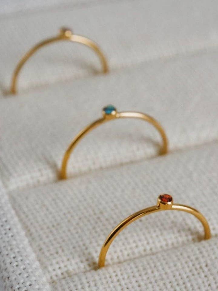 Anel Birthstone por atacado de Sydney Rose Co.