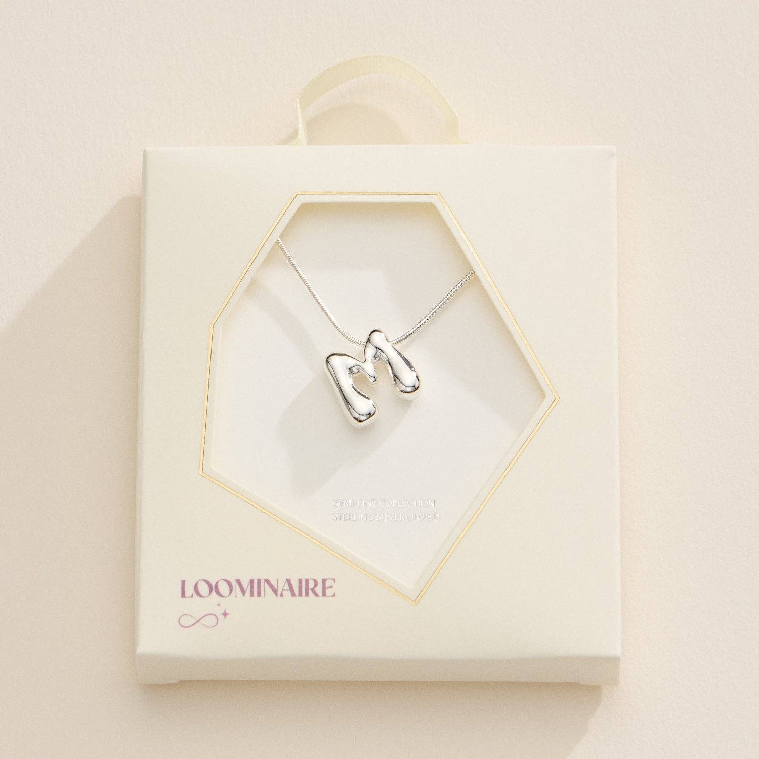 Frem - Wholesale Pendant/Charm Necklace - 16 Assorted 18K Gold Dipped Bubble Initial Necklace29