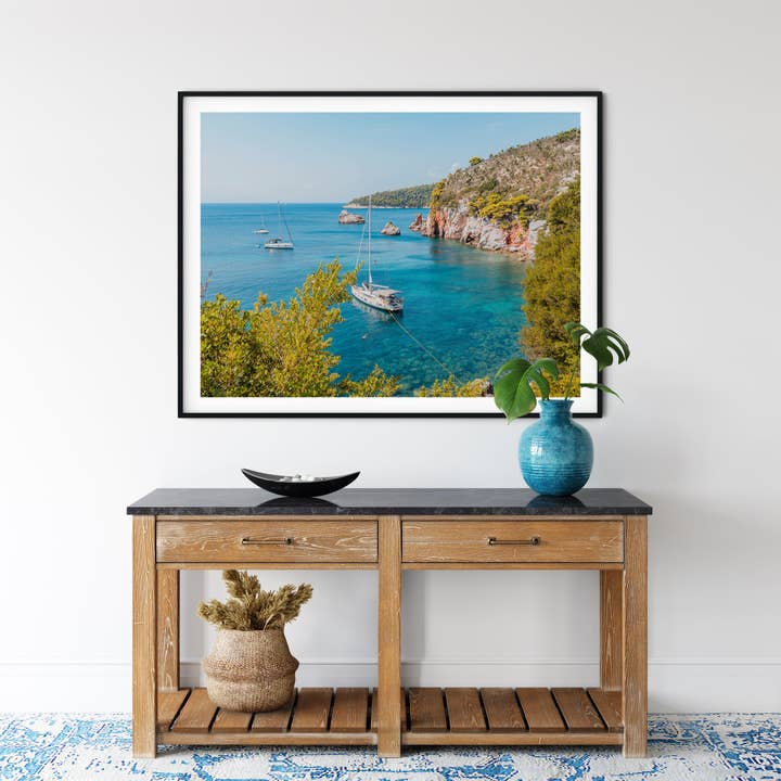Natasha Riha Photography - Wholesale Photograph - Coastline of Skopelos | Fine Art Photography Print3
