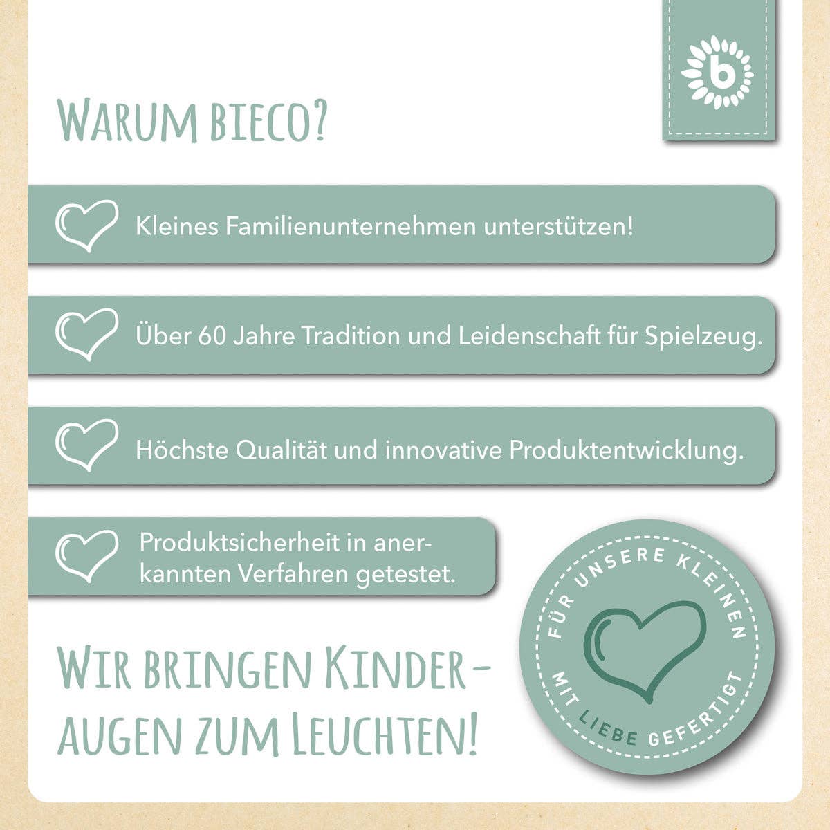 Bieco Spielwaren - Wholesale Wood Toy - Kids - Motor skills loop with mirror reef6