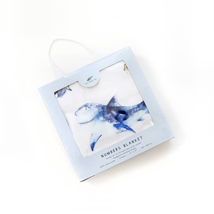 Easy Sunday Club - Wholesale Bedding Blanket - Kids & Baby - Ocean Animals and Numbers 1-10 Blanket4