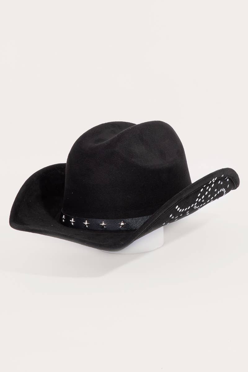 Anarchy Street - Wholesale Fedora - Dames - Cowboyhoed met studs van Western Star Band2