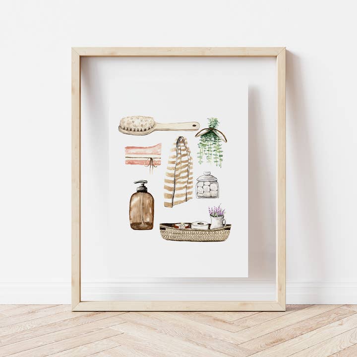 Badezimmer-Diagramm für den Großhandel von Nuthatch Artistry