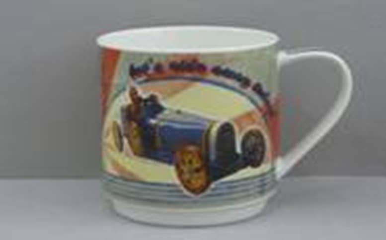 Arcucci Trade - Wholesale Coffee Mug - LOVERAMICS VINTAGE MUG MUG WITH 4 RETRO DECORATIONS4