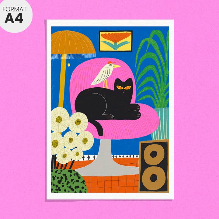 A4 POSTER - CHILL - A401 for wholesale by Dans Les Dents