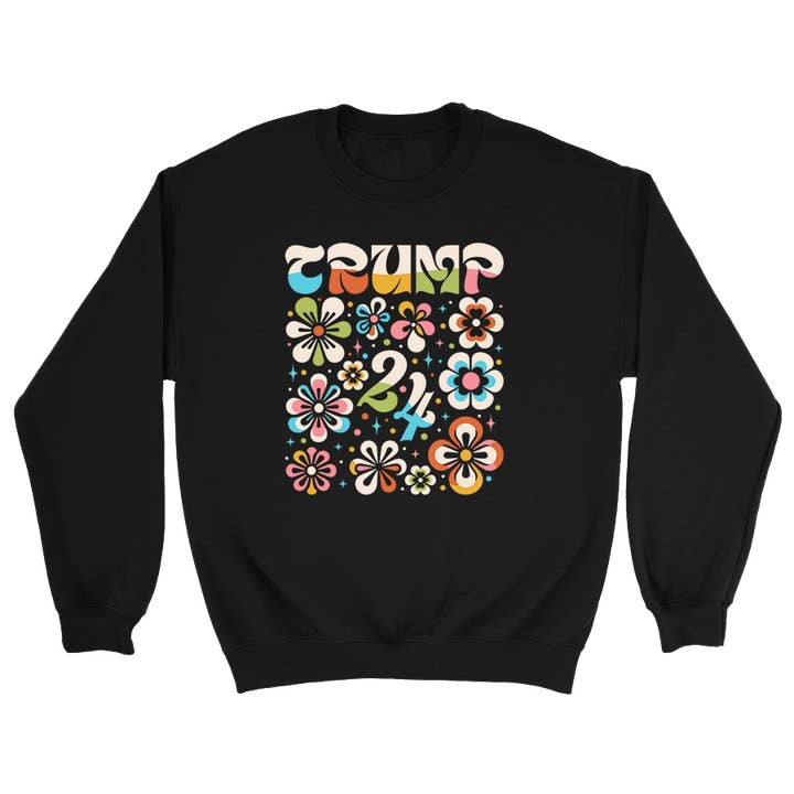 Trump 24 - Groovy Crewneck - 3063 for wholesale by I Love My Freedom