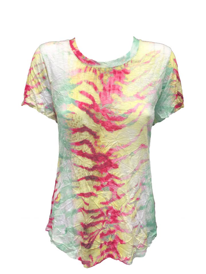 SHORT SLEEVE CREW NECK TOP -
CERISE 8630 for wholesale by David Cline