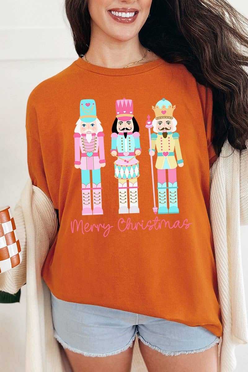 COLORBEAR - Vente T-shirt à imprimés – unisexe - T-shirt épais à motif de casse-noisettes de Noël8