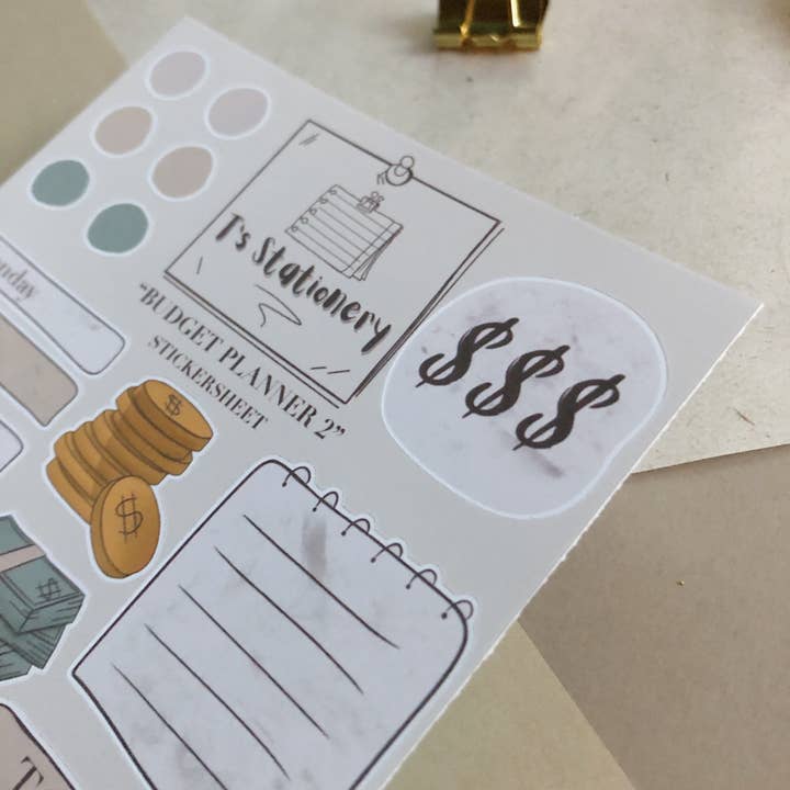 T's Stationery - Wholesale Planner - "Budget Planner II"2