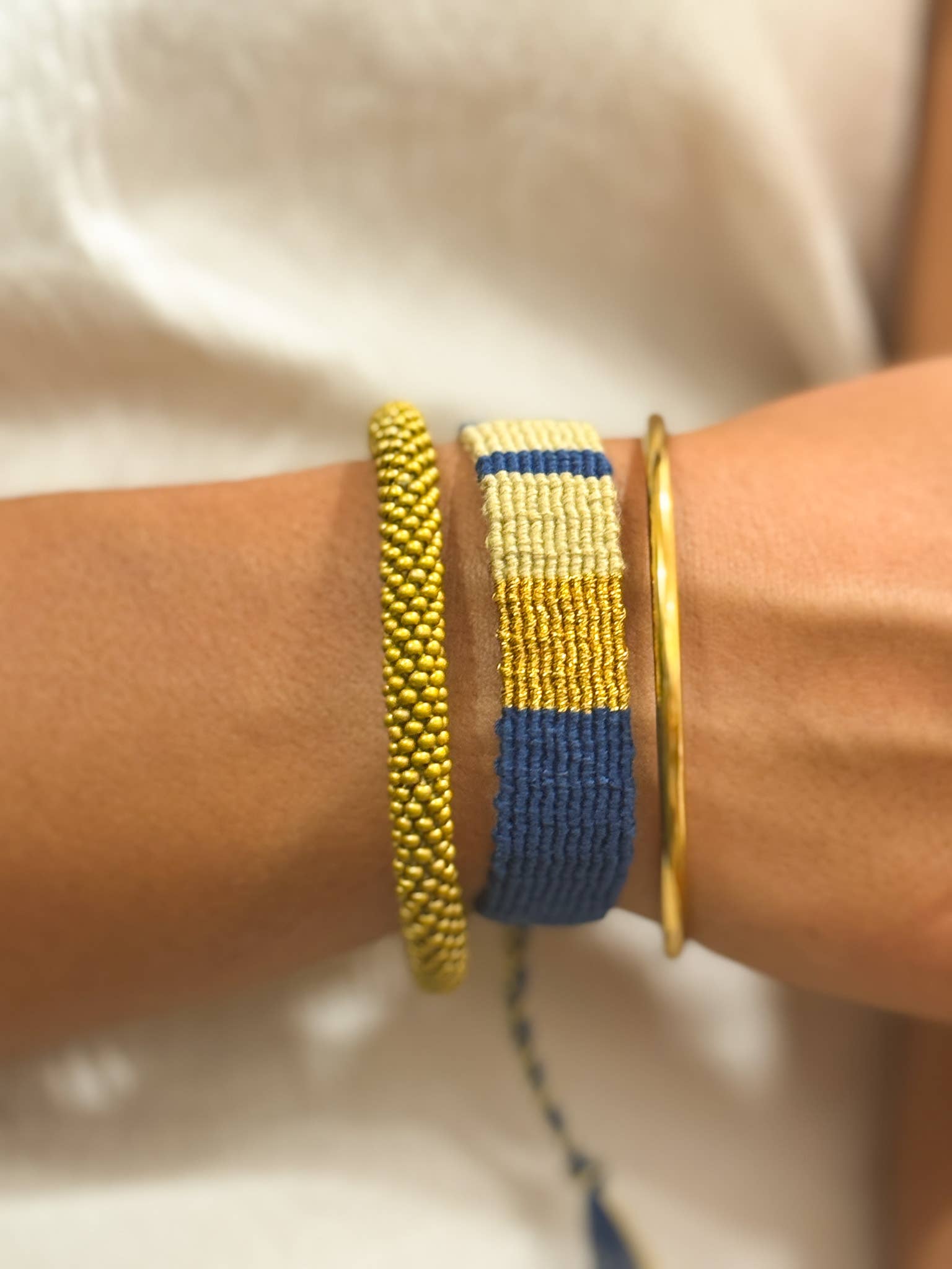 MAISON KIZO - Wholesale Beaded Bracelet - New A/W 2026 Collection Nepalese Bracelet B103