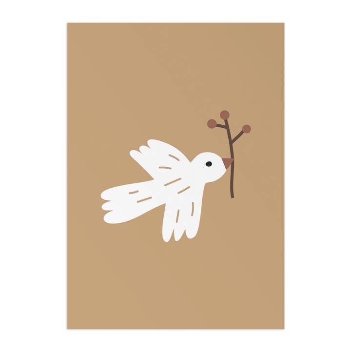Poster Little Birdie, Eco Paper & Packaging for wholesale by Little Otja