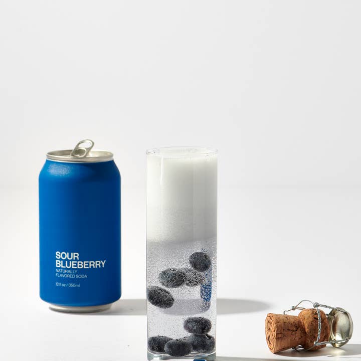 United Sodas - Wholesale Soda/Carbonated Drink - Naturally Flavored Soda - Sour Blueberry 5